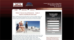 Desktop Screenshot of mainechauffeur.com